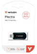 Флеш-накопичувач Verbatim 512ГБ Plectra USB-C чорний (30227) - зображення 2