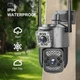 Уличная IP камера 4G/Wi-Fi с двумя линзами SC03 V380pro 4 Mп, Видеокамера с цифровым зумом и микрофоном - изображение 14