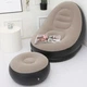 Надувное кресло с пуфом для отдыха AIR SOFA велюровое - изображение 7