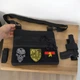 Сумка тактическая черная для скрытого ношения с кобурой, мужской мессенджер из кордуры - изображение 2