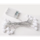 Новогодняя LED RGB гирлянда с прозрачным проводом и питанием от батареек 3×AA Шарики 3м 20 LED шариков - изображение 1