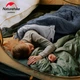 Спальник з капюшоном та закругленим дном Naturehike Y150 NH21MSD08 лівий, темно-блакитний - зображення 4