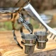 Садж блюдо для подачі шашлика Grill з підігрівом 36см повний комплект з рюмками та соусницями+ щипці - изображение 5