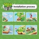 Игровой набор Plants vs Zombies Настольный футбол Растения против зомби - изображение 6