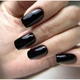 Накладные ногти Nail классические черные, квадрат, средние 24 шт - изображение 2