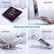 Подставка для ноутбука на стол Laptop Stand складная подставка под ноутбук алюминиевая с регулировкой высоты держатель для планшета Серебристый - изображение 3
