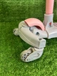 Самокат-беговел 5в1 SCOOTER 3-х колесный сиденье бампер родительская ручка Розовый с серым (JR 3-102) - изображение 5