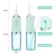 Электрический портативный ирригатор полости рта "Portable Oral Irrigator" KRD-1948 зеленый - изображение 2