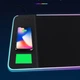 Игровая поверхность (коврик) STAND JD-S62 с БЗУ 15W LED+RGB with app (800*300*6mm) Black - изображение 3