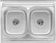 Кухонная мойка KRONER (KRP) Satin-6080Z D0.8T180 - изображение 1