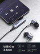 Перехідник DAC Chip USB-C to 3.5mm Female Ugreen CM460 адаптер з ЦАП 4-контактний, 90 градусів Grey (20194) - зображення 7