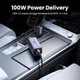 Зарядний пристрій UGREEN EC706 GaNInfinity 130W розгалужувач прикурювача на 4 порти USB 3C1A для ноутбука, MacBook Pro, iPhone 16 15 14 Pro MAX, iPad Pro, Galaxy S24 Grey (35026) - зображення 6