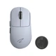 Бездротова миша Zaopin Z2 4K, ігрова бездротова миша з трирежимним Bluetooth/ 2,4 ГГц/ USB-C Біла - изображение 1
