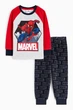 Піжама (кофта+штани) червоно-синя Spiderman Marvel 134см (400099996) - зображення 1
