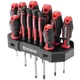 Набор отверток Intertool профессиональных 12 штук SL PH с пластиковым держателем сталь S2 прорезиненные ручки (000078624) - изображение 1
