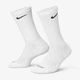 Набор женских носков высоких хлопковых Nike U Nk Everyday Plus Cush Crew SX6888-100 34-38 3 пары Белый (0888408258045) - изображение 2