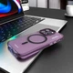 Чохол Blueo Dual Color Liquid Silicone Case with MagSafe для Apple iPhone 14 Pro Max Purple - зображення 2