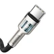 Кабель Type-C-Type-C Baseus Cafule Metal Type-c to Type-c 100W 1м черный (CATJK-C01) - изображение 5