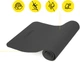 Коврик спортивный Cornix TPE 183 x 61 x 0.6 см для йоги и фитнеса XR-0350 Black - изображение 6