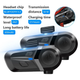 Мото гарнитура Bluetooth 5.3, с микрофоном, водонепроницаемая, IP67 - изображение 8
