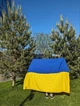 Прапор України синьо-жовтий зі щільної тканини габардин 140х90 - изображение 2