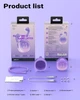 Навушники TWS Acefast T9 grape purple - зображення 5