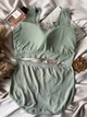 Комплект топ C/D + трусики слипы 1326 Lavolle хаки one size - изображение 2