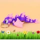 Брелок «Ледяной дракон Violet» flexi, подвижный, антистресс - изображение 1