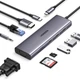 Док-станція USB3.1 Type-C --> HDMI/VGA/USB 3.0х3/RJ45/SD/TF/PD/3,5мм TRRS 100W 10-in-1 CM498 Ugreen - изображение 2
