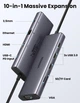Док-станція USB3.1 Type-C --> HDMI/VGA/USB 3.0х3/RJ45/SD/TF/PD/3,5мм TRRS 100W 10-in-1 CM498 Ugreen - изображение 4