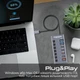 Концентратор USB Type-C Promate Gegahub-10G 7 in 1 Grey (gegahub-10g) - зображення 5