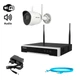 Комплект відеонагляду Hikvision 4Mp-Wi-Fi-DS-2CV2041G2-IDW на 1 бездротову циліндричну камеру зі звуком - зображення 1