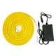 Гнучка силіконова неонова стрічка LED NEON 0729 5M Yellow 12V-220V Жовта - зображення 5
