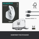 Мышь Logitech MX Master 3S Performance Wireless Mouse Bluetooth Pale Grey (910-006560) - изображение 10