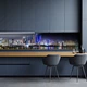 Наклейка на кухонный фартук 60 х 200 см, фотопечать с защитной ламинацией, ночной город в цветных огнях(БП-11-ar1348) - изображение 5