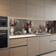 Наклейка на кухонный фартук 65 х 250 см, фотопечать с защитной ламинацией, вазы с цветами и фруктами(БП-13-fl3382) - изображение 3