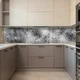 Наклейка на кухонный фартук 65 х 250 см, фотопечать с защитной ламинацией, морозна текстура скла(БП-13-tx3344) - изображение 8