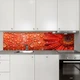 Наклейка на кухонный фартук 65 х 250 см, фотопечать с защитной ламинацией, красные герберы с каплями воды(БП-13-tx366) - изображение 8