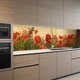 Фото панель универсальная ПЭТ, Самофиксирующая 62 х 410 см (толщина 1,2 мм), поле с красными маками(ПЭТ4-fl6498) - изображение 7