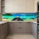 Фото панель универсальная ПЭТ, Самофиксирующая 62 х 205 см (толщина 1,2 мм), деревянный пирс возле(ПЭТ1-mp75960) - изображение 8
