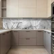 Фото панель универсальная ПЭТ, Самофиксирующая 62 х 205 см (толщина 1,2 мм), серые одуванчики с каплями(ПЭТ1-fl4831) - изображение 8
