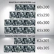 Наклейка на кухонный фартук 60 х 200 см, фотопечать с защитной ламинацией с текстурой 3D кубов (БП-s_3d1019)(БП-11-s_3d1019) - изображение 2