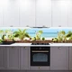 Наклейка на кухонный фартук 65 х 250 см, фотопечать с защитной ламинацией, тропическое наслаждение(БП-13-ed3151) - изображение 8