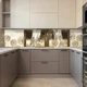 Наклейка на кухонный фартук 60 х 200 см, фотопечать с защитной ламинацией, бежевые одуванчики(БП-11-ab2372) - изображение 8