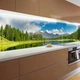 Фото панель универсальная ПЭТ, Самофиксирующая 62 х 410 см (толщина 1,2 мм), горное озеро(ПЭТ4-pr1442) - изображение 7
