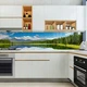 Фото панель универсальная ПЭТ, Самофиксирующая 62 х 410 см (толщина 1,2 мм), горное озеро(ПЭТ4-pr1442) - изображение 8
