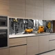 Наклейка на кухонный фартук 60 х 250 см, фотопечать с защитной ламинацией, улицы города с ретро авто(БП-12-ar1530) - изображение 8