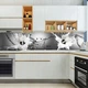 Наклейка на кухонный фартук 60 х 250 см, фотопечать с защитной ламинацией, белый цветок с брызгами воды на(БП-12-fl6852) - изображение 7