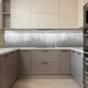 Фото панель универсальная ПЭТ, Самофиксирующая 62 х 305 см (толщина 1,2 мм), капли дождя на сером фоне(ПЭТ2-ab3381) - изображение 6