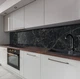 Фото панель универсальная ПЭТ, Самофиксирующаяся, 68 х 305 см (толщина 2 мм), Черный мрамор(ПЭТ3-s_tx01325) - изображение 4